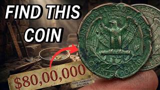 Top 3 Rarest Green Toned Quarter Dollars Ever Found —$80,000 Numismatic Treasures You Won't Believe!
