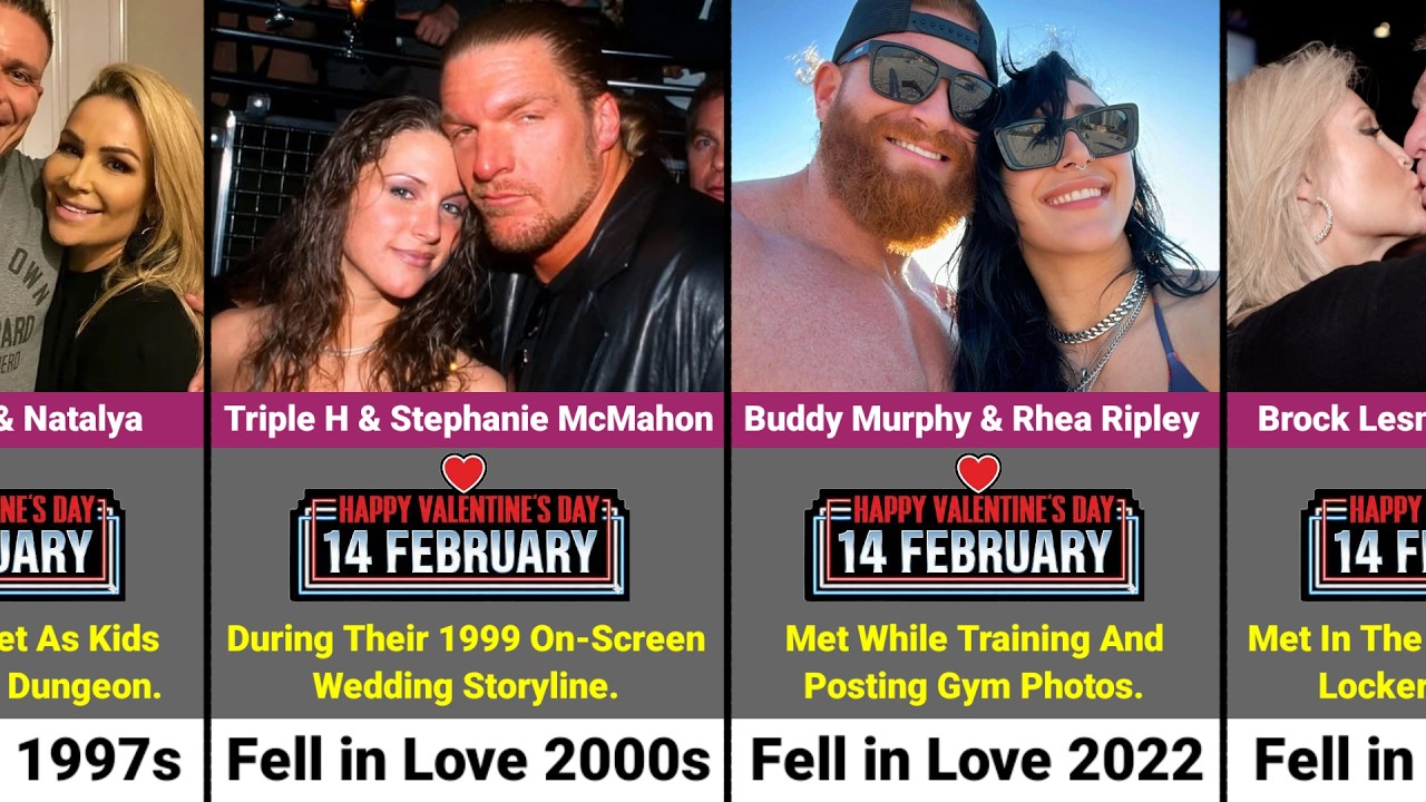 First Meeting WWE Couples Who Married for Love❤️