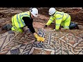 Археологи обнаружили самую большую римскую мозаику. #находка #мозайка