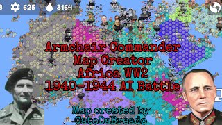 [Armchair Commander] Africa WW2 1940-1944 AI Battle (Community maps available for download)