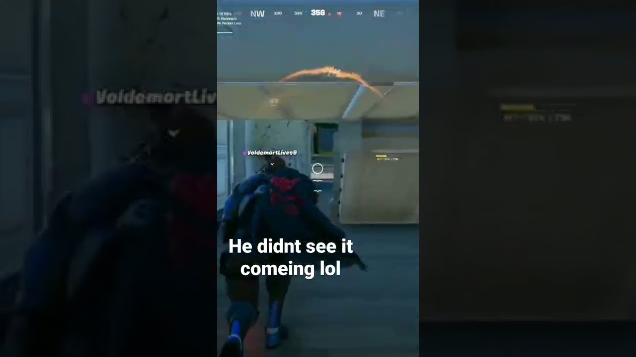 He didn't see it comeing lol