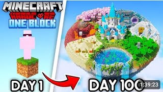 Minecraft One Block Hardcore Challenge 😨