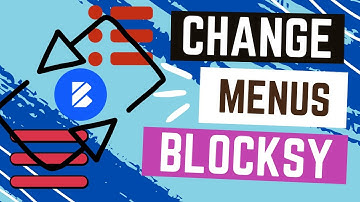 How to change menus in Blocksy theme