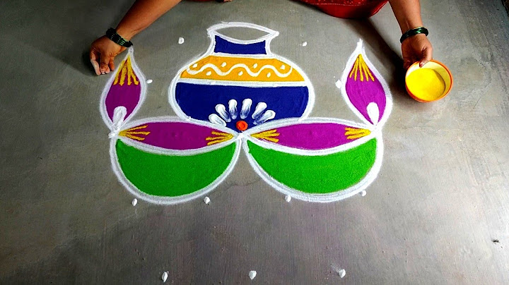 Pongal paanai villaku kolam|Pongalpot Rangoli| sankranti|bhogi kundalumuggulu| Amazingrangoli