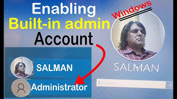 Enabling Built-in administrator account in Windows 10/11