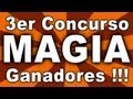 Aprender Magia Gratis, Ganadores del 3er concurso, noticas y mucho mas