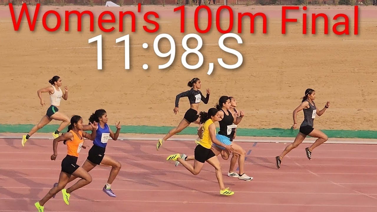  Women's 100m Final | U19 National Game Haryana Bhiwani 2025