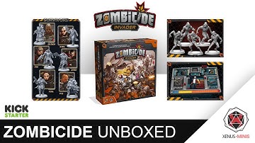 Full Unboxing of Zombicide: Invader Core Set, Black Ops Expansion and Kickstarter Rewards