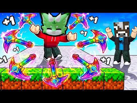 UPGRADING MY PICKAXE WITH EVERY HIT! Roblox IN UKRAINIAN!