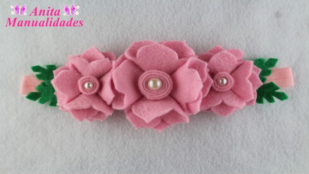 Tiara de Fieltro con molde | Anita Manualidades