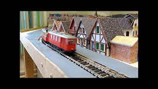 Tramlijn In Modelbaan Langdorf