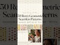 Retro Geometric Seamless Patterns - 1970s