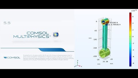 Stationary Structural analysis over Connecting rod in Comsol Multiphysics