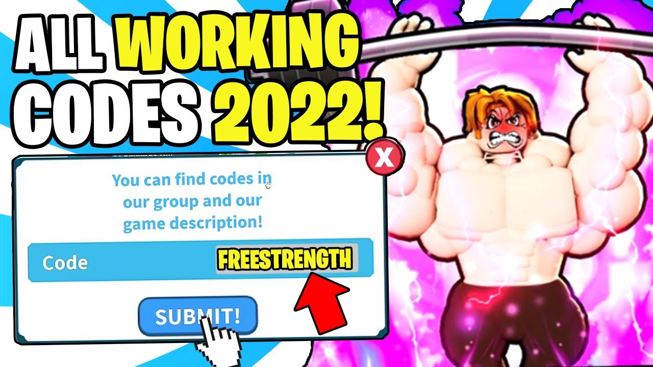 Roblox Get Strong Simulator Codes for December 2022: Free strength and gifts