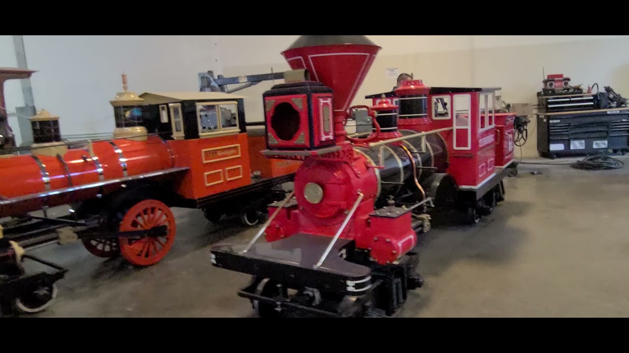Western Train Co. - C.P. Huntington Train Rides - YouTube