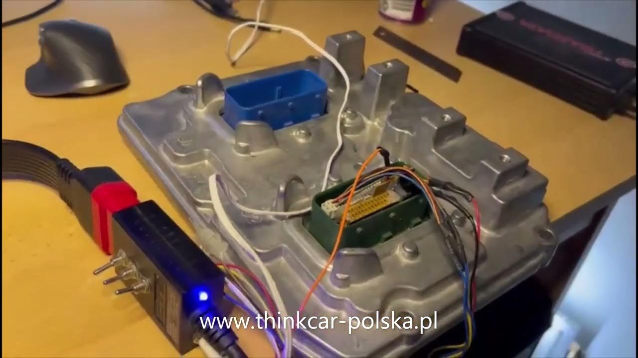 Thinkcar thinktool master x cummins 5 0d odczyt sterownika na stole