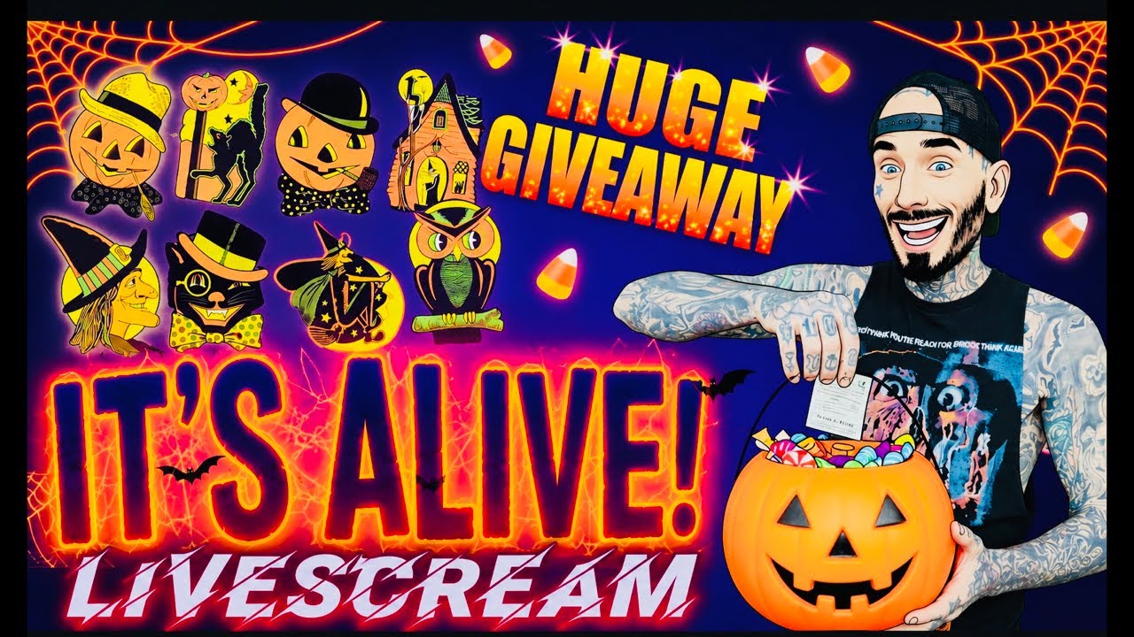 It’s Alive ! Friday Night LiveSCREAM 8k Subscribers Giveaway Night 🎃