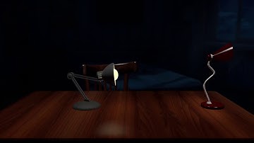 My first animation: Flirty Pixar Lamp