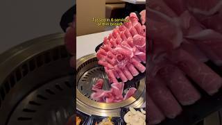 SEEING HOW LONG IT TAKES TO GET KICKED OUT OF AYCE KOREAN BBQ #shorts #viral #mukbang