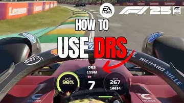 How to Use DRS in F1 25 (Turn ON/OFF Manual or Auto DRS)