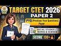 Target🎯 CTET 2026 Score 130+PYQ Previous year question paper Analyse Pattern Free and Important note