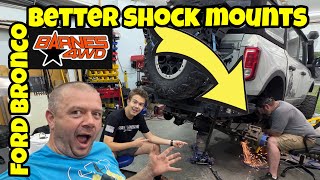 Ford Bronco Shock Mounts by @barnes4wd