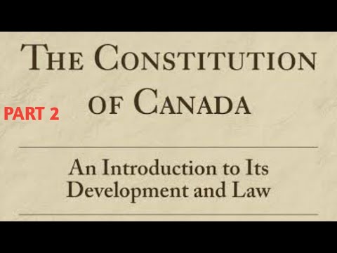 constitution of Canada । part 2। कनाडा का संविधान भाग 2 ।