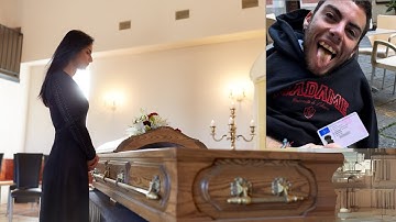 Declared dead at 22, the young man walks into the church during his own funeral
