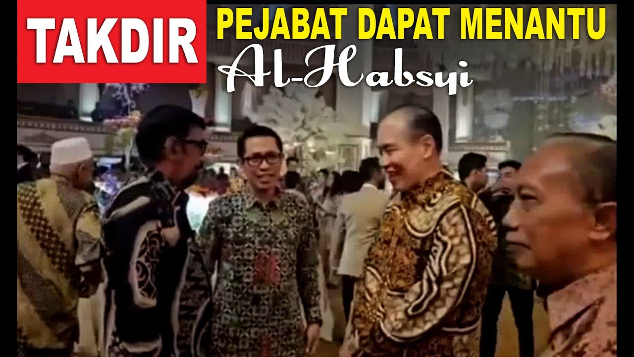 RESEPSI PERNIKAHAN PUTRI SULUNG WALIKOTA BALIKPAPAN USTADZ DAS’AD LATIF MENJADI SAKSI TERTULIS