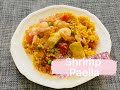 Super delicious! Under 500 Calorie Meal Shrimp Paella for Weight Loss |Mediterranean Diet