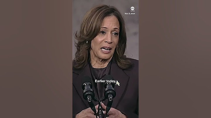 Kamala Harris says she's full of 'resolve' in concession speech