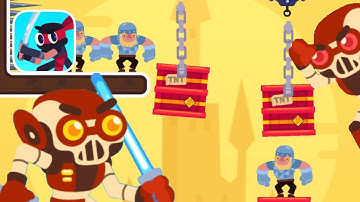 Ninja Cut 2D - Gameplay Walkthrough 51-66 lvl (iOS)