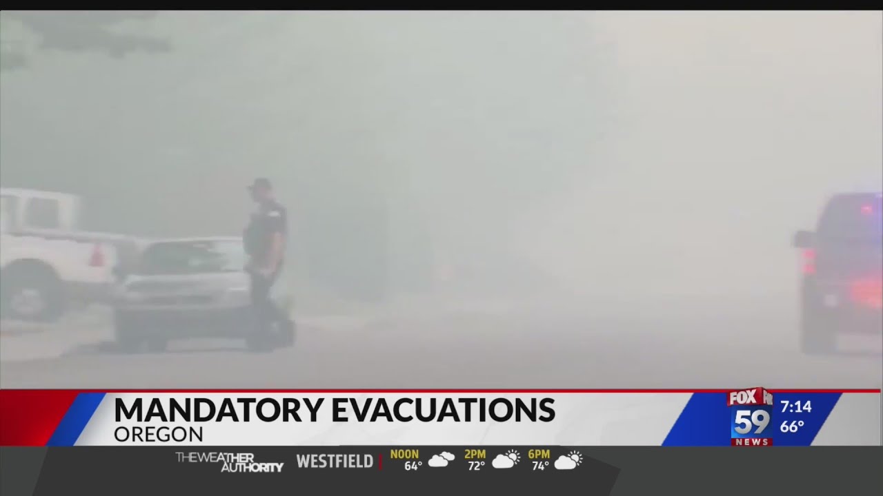 Mandatory evacuations ordered in Oregon