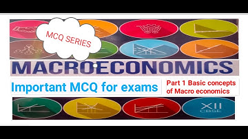 MACROECONOMICS|MCQ SERIES|PART-1 BASIC CONCEPT OF MACROECONOMIC & NATIONAL INCOME IMP. FOR ALL EXAMS