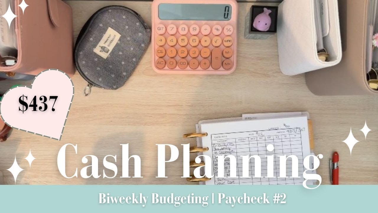 January Cash Planning | Total $437 | Biweekly Budgeter