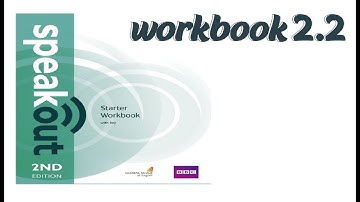 workbook 2.2 |Unit 1 | 2.2 workbook | English | people | Speak out starter