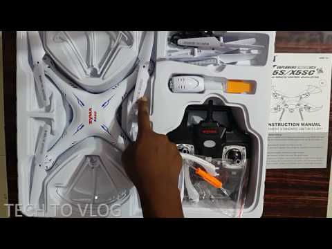 DRONE REVIEW  HINDI AZi Syma X5SC Explorers 2 - 2.4G 4 Channel 6-Axis Gyro  #HINDIREVIEW