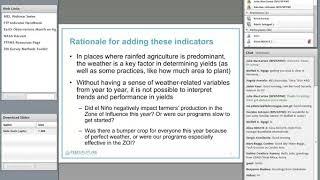 Webinar: Rainfall, Greenness, and Temperature Indicators in Feed the Future