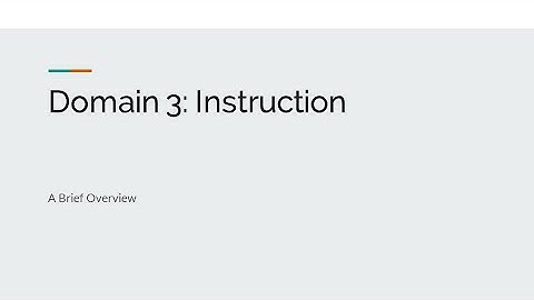 Montana EPAS - Domain 3: Instruction