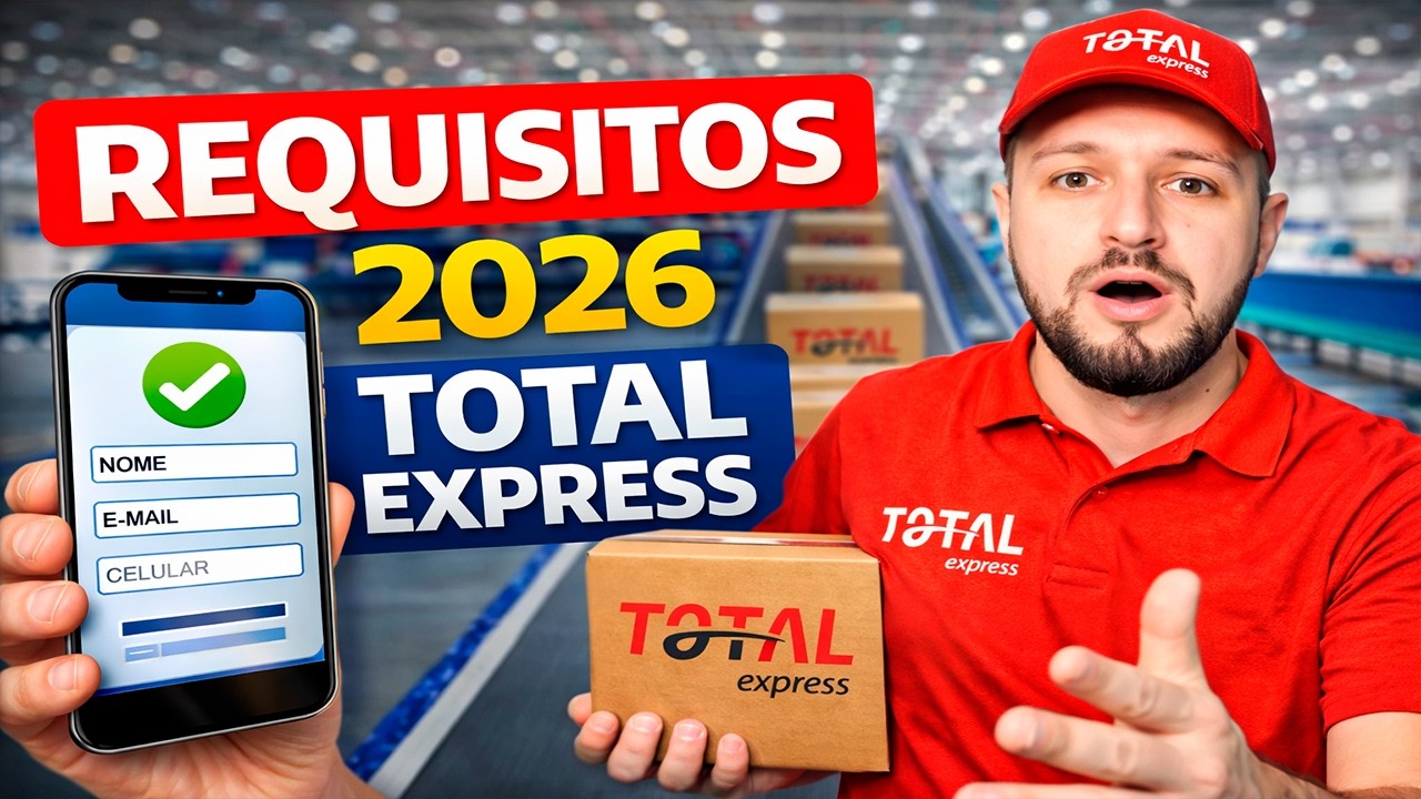 🚨 COMO SER ENTREGADOR NA TOTAL EXPRESS (2026) 📦 PASSO A PASSO ...
