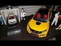 FK8 Civic Type R - Diecast 1:18 Auto Art and LCD ( Car meet Diorama)