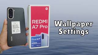 إعدادات خلفية هاتف Redmi A7 Pro | تخصيص الشاشة الرئيسية وشاشة القفل screenshot 4