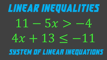 Ex 2.15 | Linear Inequalities | System of Linear Inequations In One Variable
