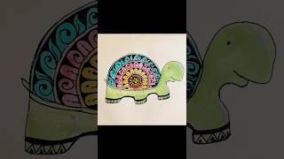 Mandala Turtle | Art Therapy for Patience, Balance & Inner Strength