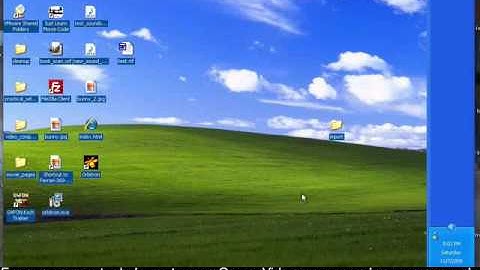 Windows XP - Moving the Toolbar