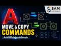 AutoCAD Basic Commands | MOVE &amp; COPY Commands Explained | AutoCAD Beginner Tutorial with Example