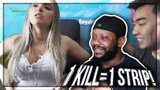 1 KILL = REMOVE 1 CLOTHING w\/ Alissa Violet (Fortnite Battle Royale Gameplay) #4 Reaction