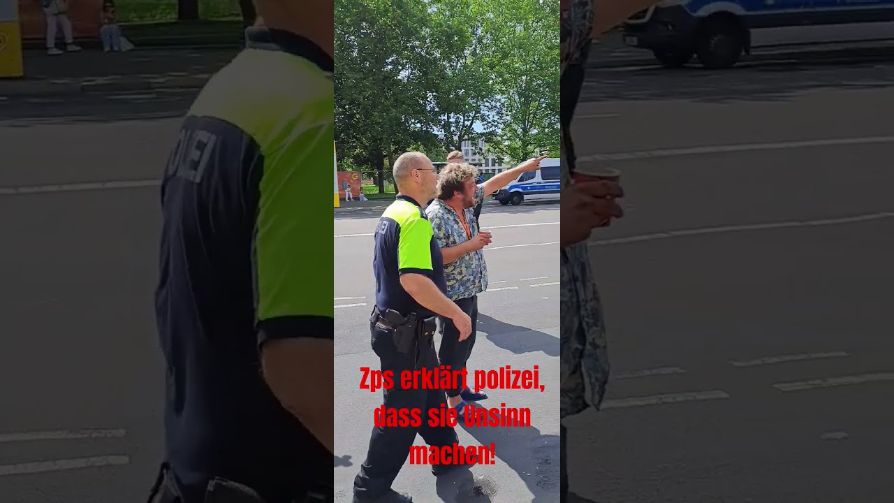Zps Erkl Rt Polizei Dass Sie Unsinn Machen Politik Protest Afd Berlin Migration