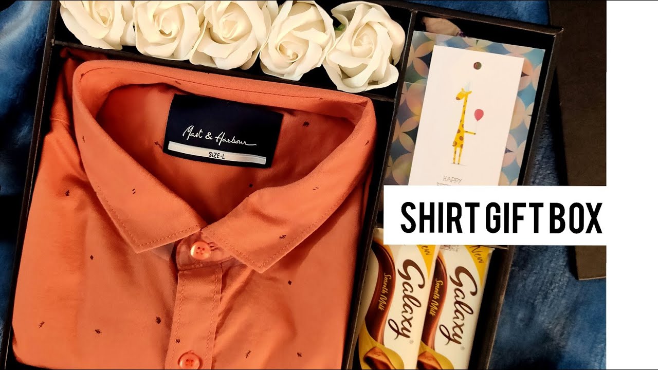 DIY Shirt Gift Box - YouTube