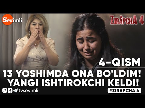 ZIRAPCHA 4 MAVSUM 4-QISM I 13 YOSHIMDA ONA BO'LDIM! 😭 YANGI ISHTIROKCHI KELDI!